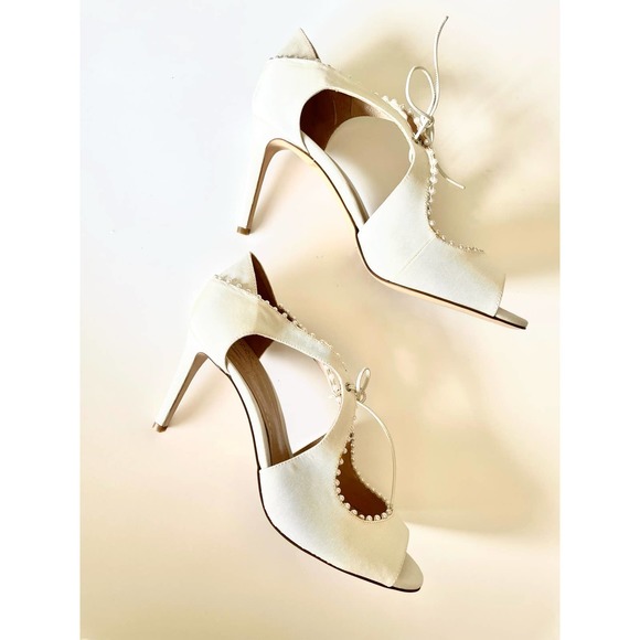 Jenny Packam x L.K. Bennet Pearl Bridal Shoes - Picture 1 of 11